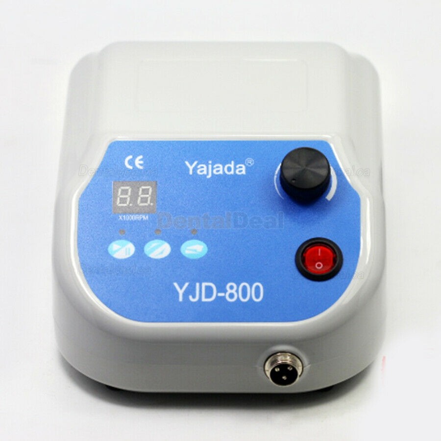 Yajiada&reg; YJD-800 Brushless Dental Micromotor Polisher with 50K RPM Handpiece